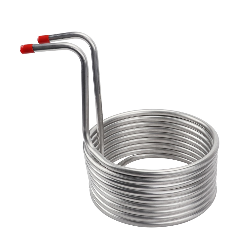 Homebrew Immersion Wort Chiller Food grade 304 stainless steel Beer Cooling Coil or malt juice cooler Super Efficient