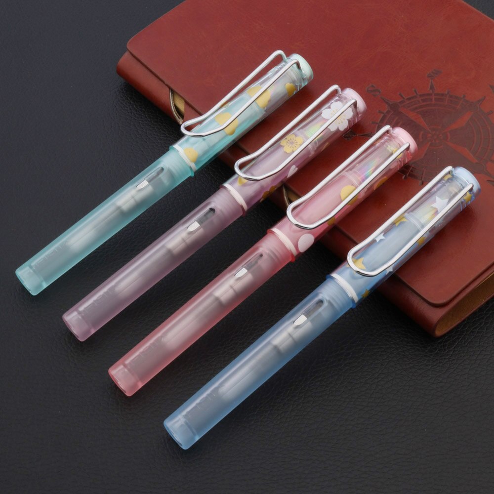 Kunststoff Brunnen Stift MATTE Transparente farbe Schreibwaren Büro schule liefert Schreiben