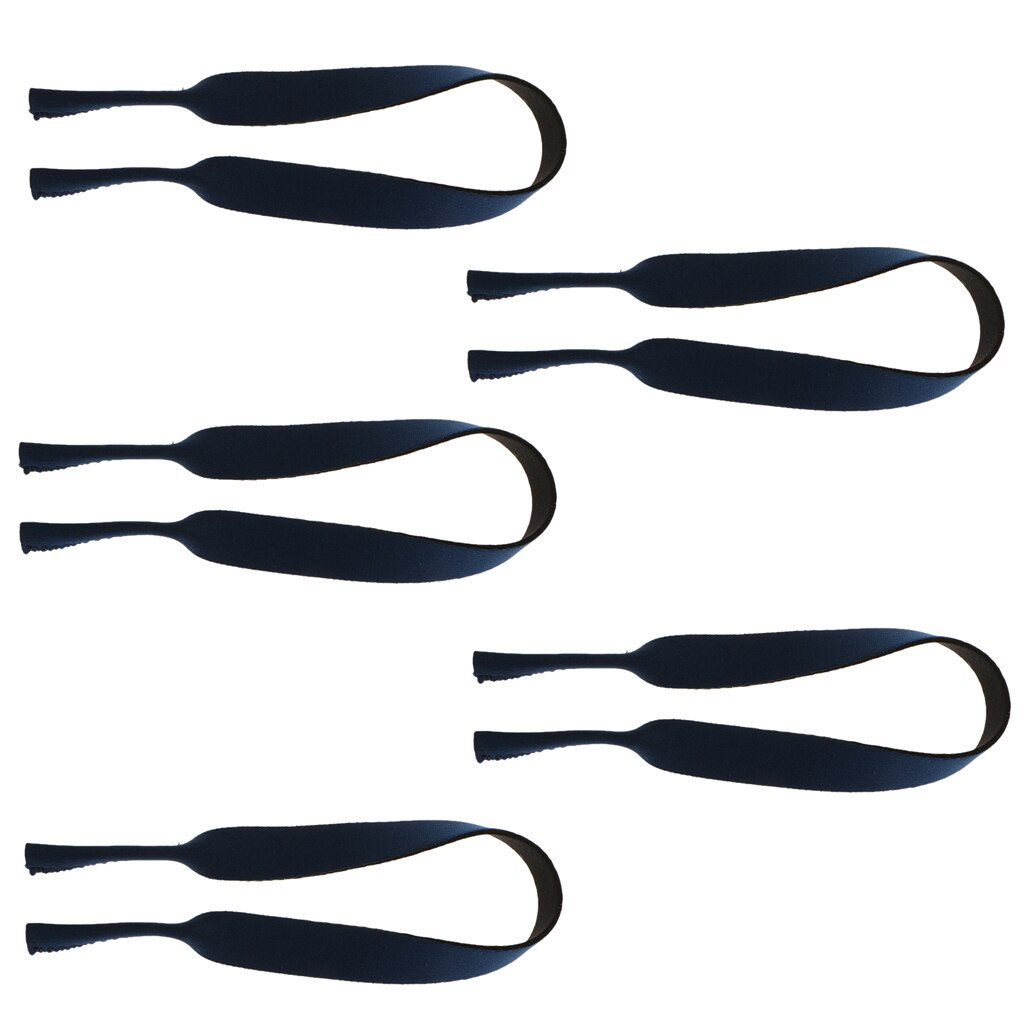 5x neopren sportband solglasögon glasögon hållare glasögon nackband: Marin