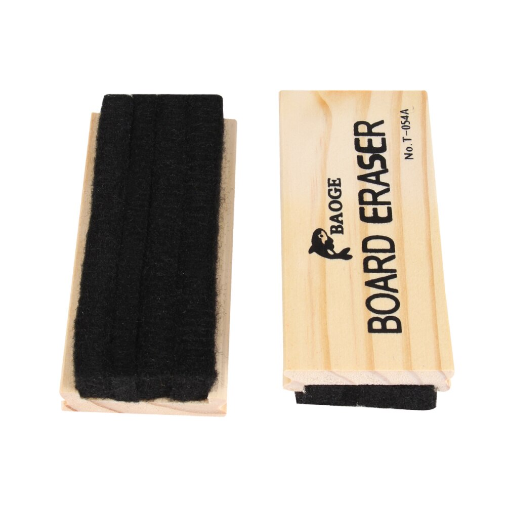 2pcs Chalkboard Eraser Wool Felt Eraser Dustless Wood Blackboard Eraser Chalkboard Eraser