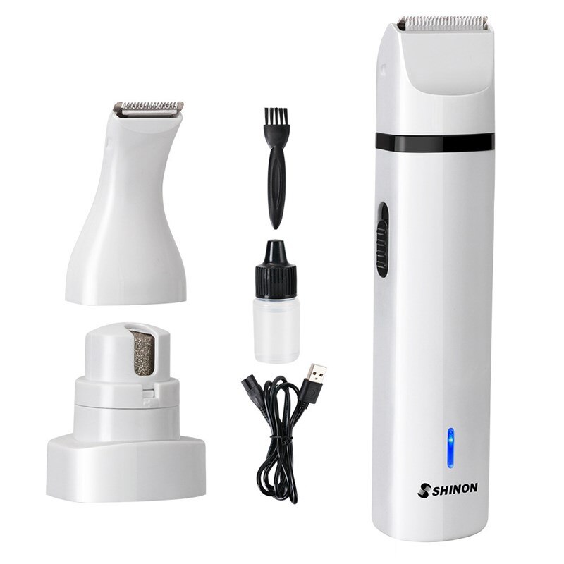 Hondentrimmer, dierenverzorging met elektrische nagelknipper, kattenknipper, scheerapparaat, schaar, tondeuse 110-240v