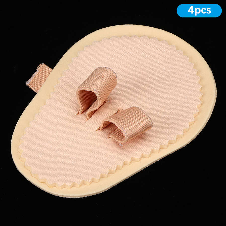 Teen rechtmaker 4 stuks teen rechtmaker scheiders beschermer hallux valgus corrector teen spalk afstandhouder afdekking beschermer