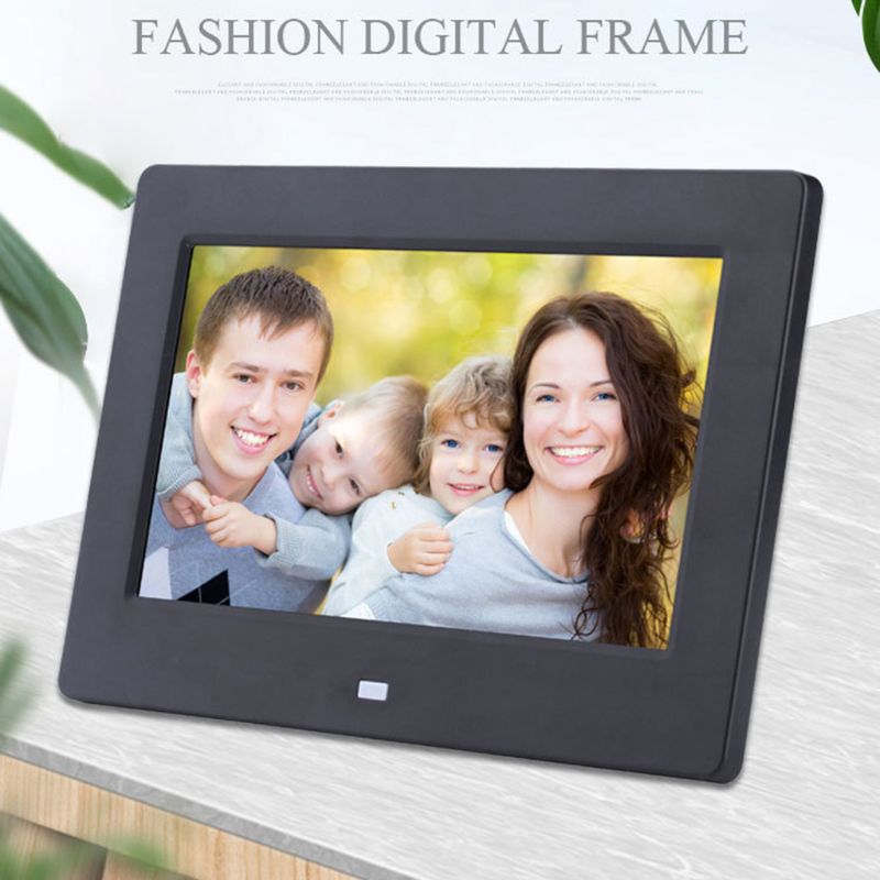 7 Inch Digital Picture Frame Digital Photo Frame with TN Display Player with Remote