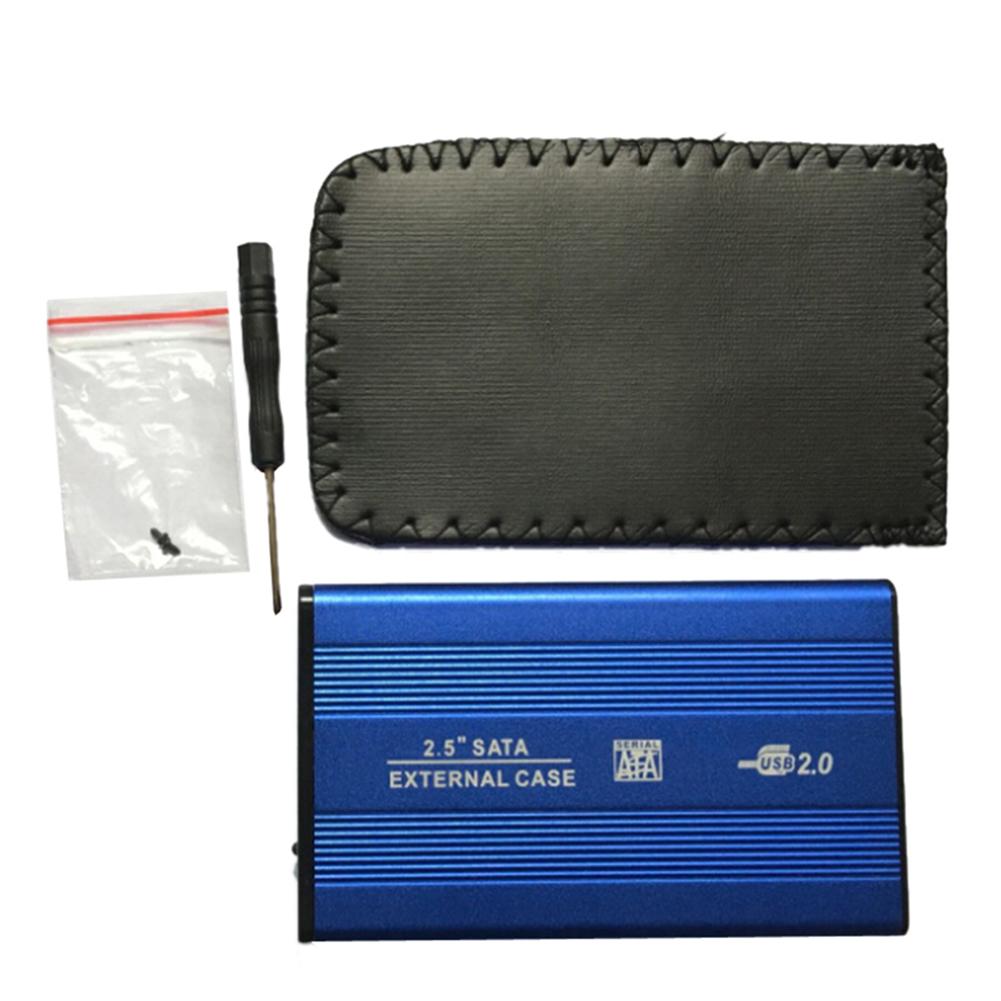 Vodool 2.5 tum usb 2.0 sata extern mobil hårddisk box aluminiumlegering skal hdd kapsling hårddisk fodral
