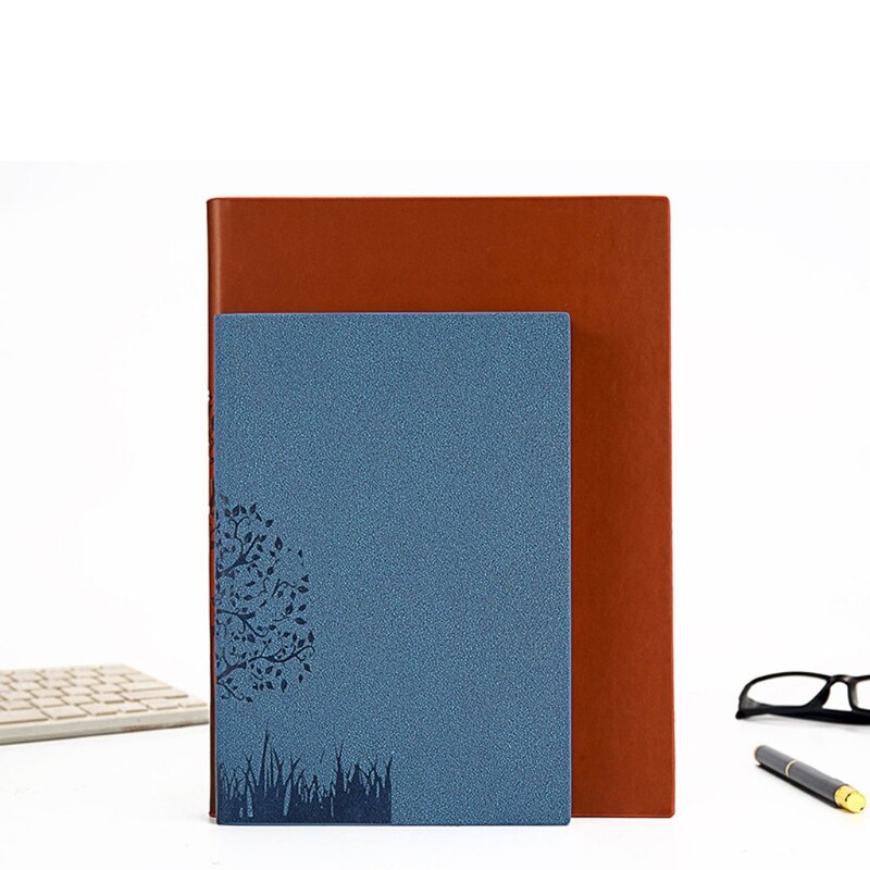 B5 Leather Notebook Diary Notepad Sketchbook Traveler Journal Planner Agenda Organizer Office School Supplies