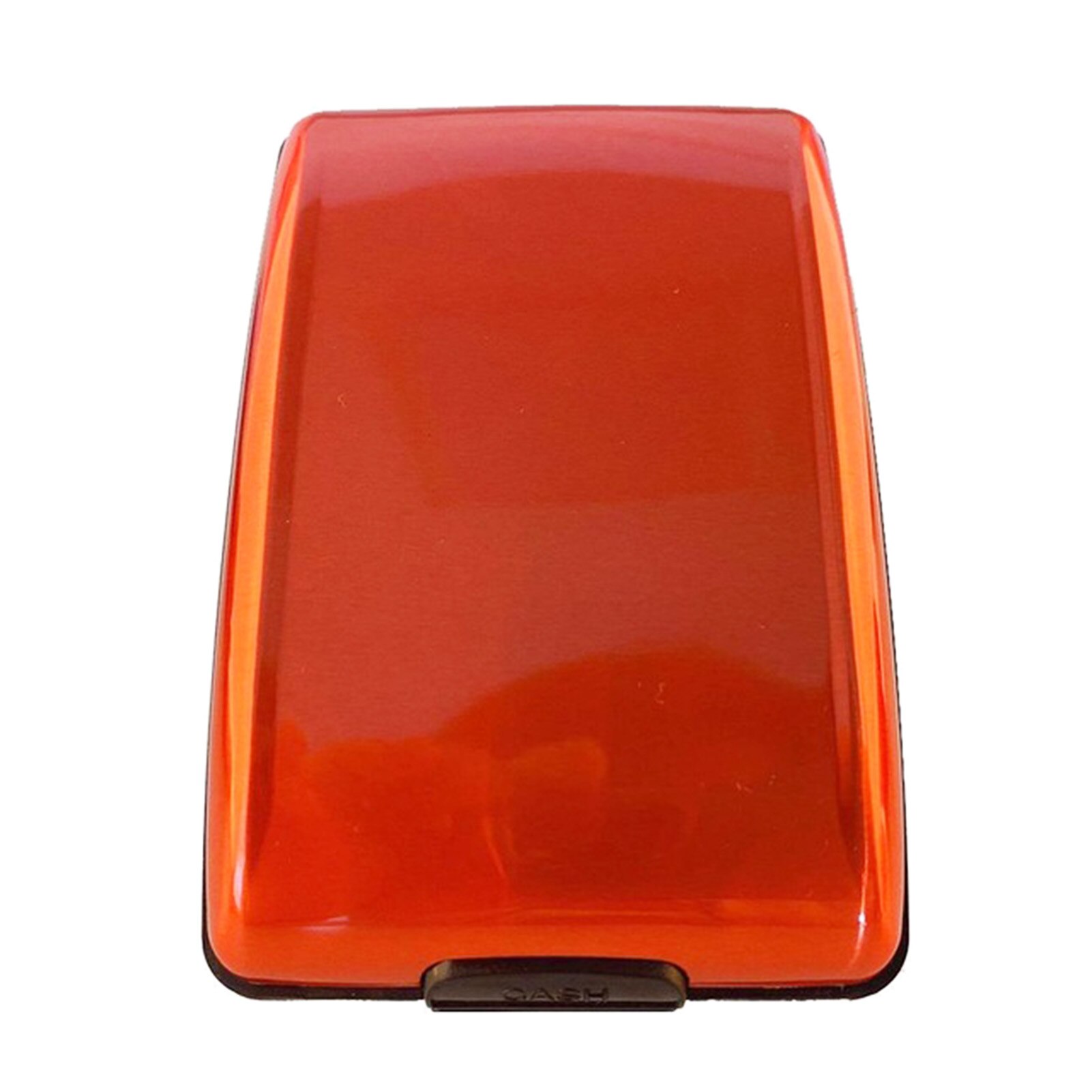 Unisex Aluminum Bank Card Holder Blocking Hard Case Wallet Solid Credit Card Scanning Protect Card Holder Women and Men: Orange