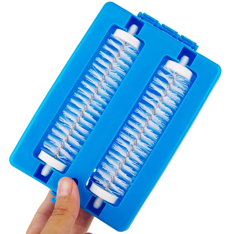 Borstelkop Huishoudelijke Dubbele Roller Afstoffen Borstel Tapijt Reinigen Stofzuiger Borstel Huishoudelijke Schoonmaakmiddelen Tool Borstel Accessoires
