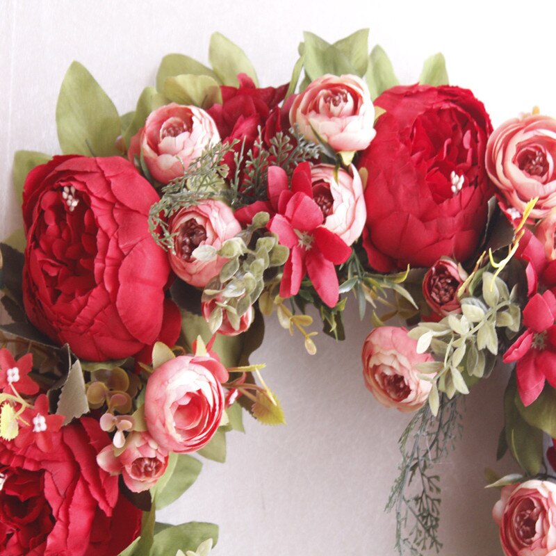 European simulation wreath door decoration Simulation of the wreath DIY