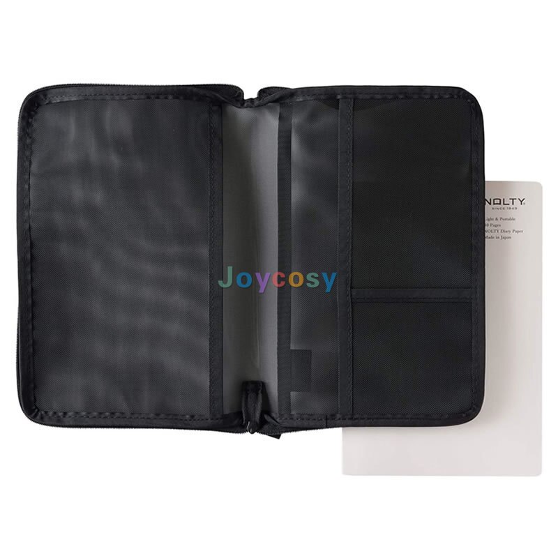 Japan Nolty Notebook Pouch A5/B6 Size Cover Met Card Pocket Pen Houder, multi-Functionele Portfolio Ritssluiting Case