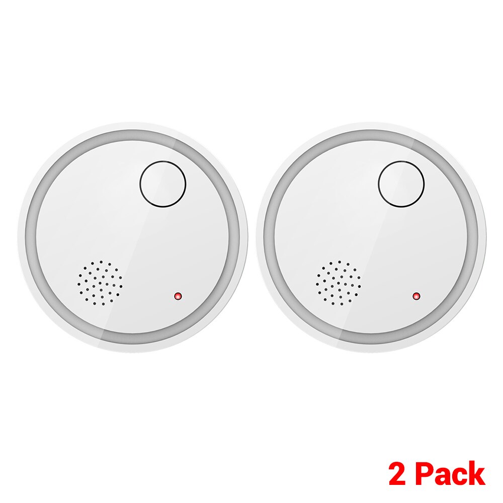 Cpvan Rookmelder Ce Gecertificeerd Fire Alarm Sensor Detector EN14604 Vermeld Met Foto-elektrische Sensor Home Rookmelder: 2x Smoke Detector