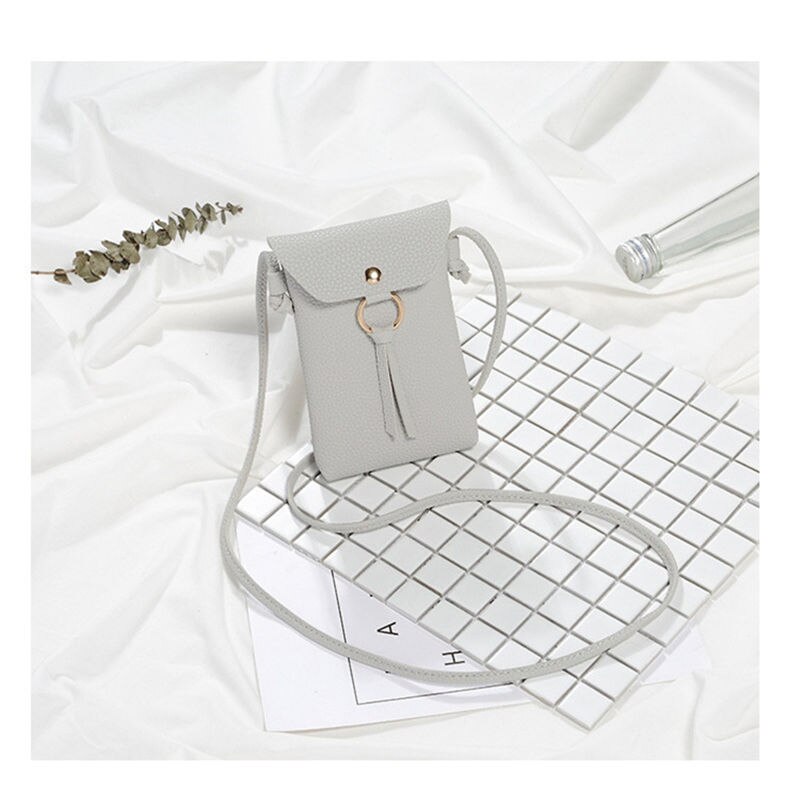 Pu leren tas, mobiele telefoon, handtas, portemonnee, nekband voor zte blade  a310 a462 v2 lite  a450 a610 plus  a910 a511 a515 hoesje: 03 grijs