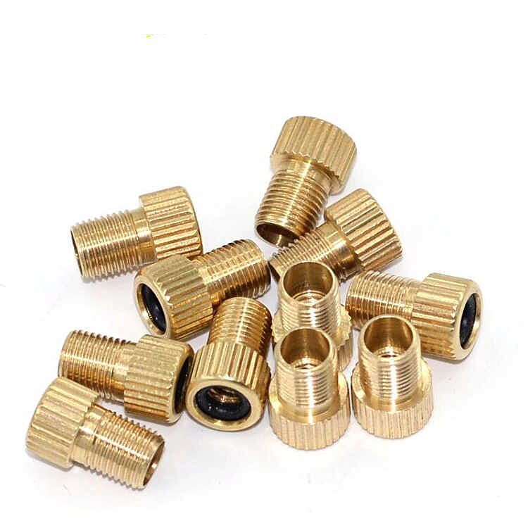 Valve Adapter Pomp Zet Presta Aan Schrader Koper Valve Adapter Wielen Gaspijp Buis Tool Fiets Accessoires