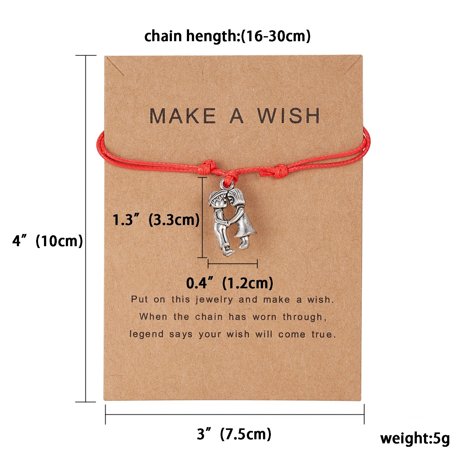 New braided couple bracelets for women, men, and lovers, black and red rope, adjustable, handmade woven card bracelets, charm jewelry