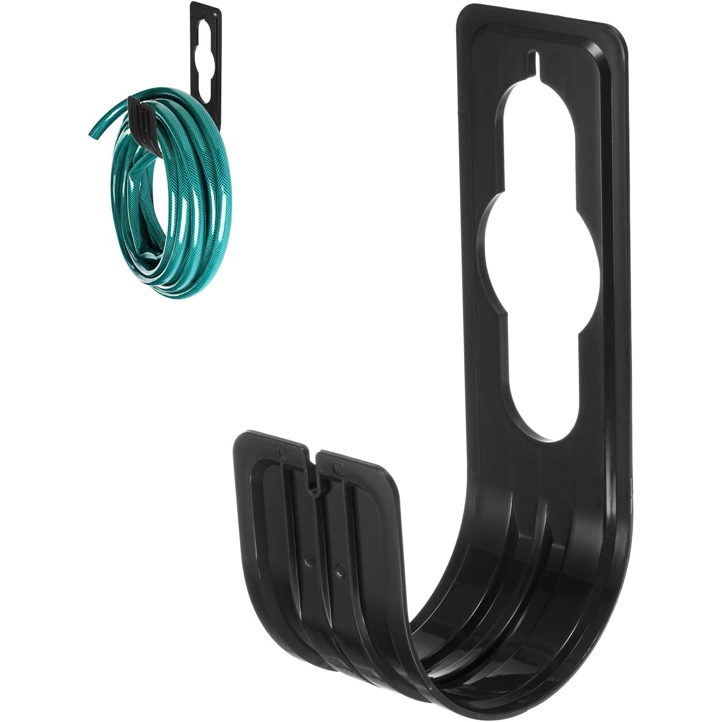 1-3pcs Garden Hose Hanger Garden Hose Organizer Rack Wall Mount Plastic Hook Water Hose Holder For Attaching to Garden Tap: Yellow / 1/4''