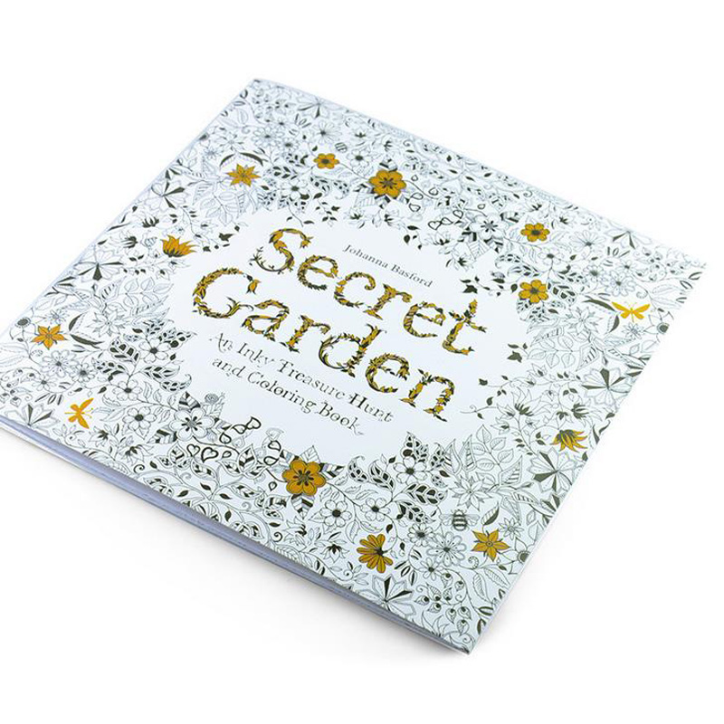 Stress Voor Volwassen Schilderij Tekening Boek 24 Pagina 'S Secret Garden Doden Tijd Engels Kleurboeken