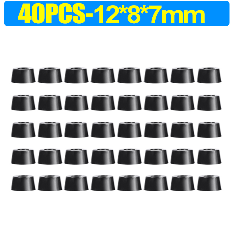 Almohadillas de goma protectores de suelo, tabla de cortar antideslizante, junta de parachoques para muebles, cubierta de pata de silla y mesa, alfombrilla de Hardware para muebles, 8/80 Uds.
