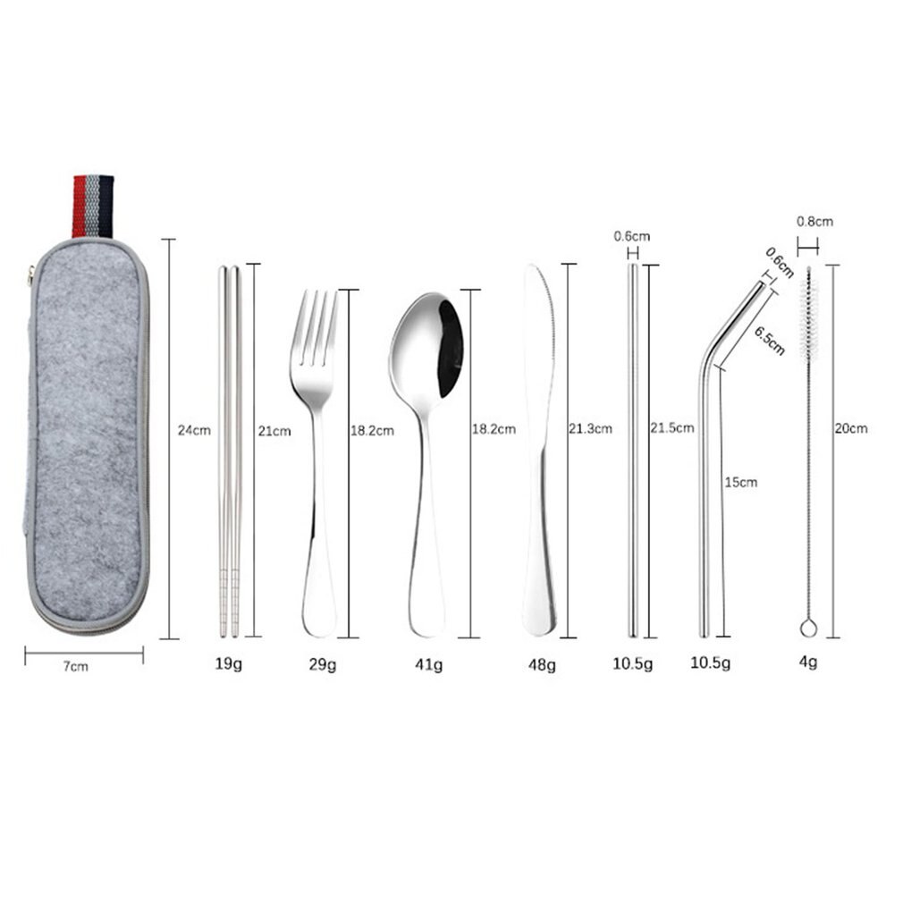 5pcs 7pcs Dinnerware Cutlery Set Tableware Set Cutlery Stainless Steel Spoon Fork Spoon Tableware Kitchen Spoon And Fork Set