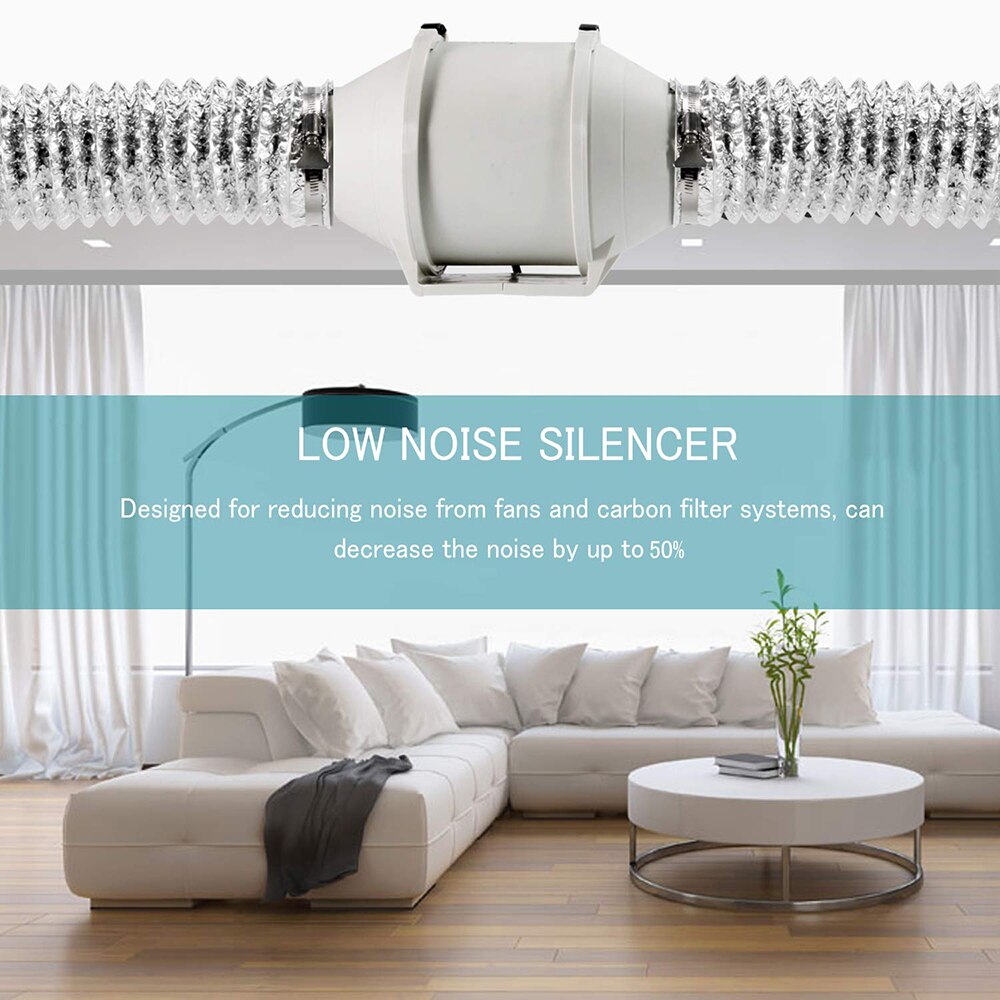 75mm Fan Ducted Vent 3 inch Double Aluminium Foil Ducting Hose Flexible Tube Air Duct Exhaust Pipe Kitchen Ventilation 2m 10m