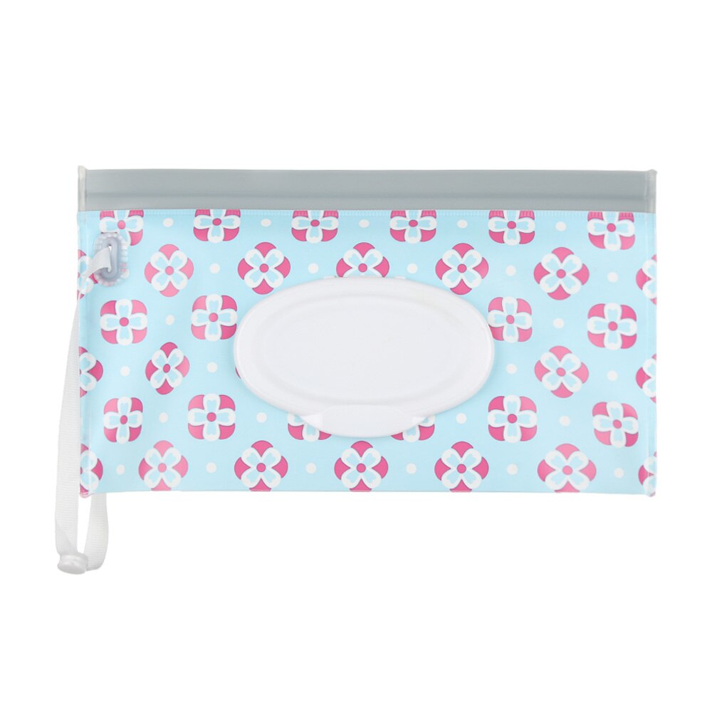 Nouvelles lingettes étui de transport embrayage propre lingettes humides sac cosmétique pochette facile à transporter Snap-Strap boîte à mouchoirs bébé poussette accessoires: 18