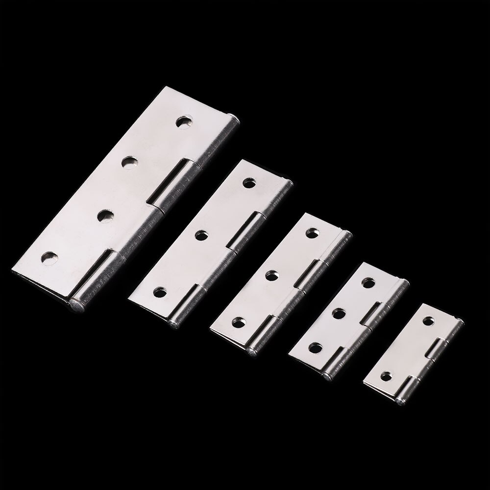 Stainless Steel Kitchen Cabinet Door Hinges Drawer Jewelry Boxes Hinges 1.5/2/2.5/3/4inch Pair of Furniture Fittings Hardware