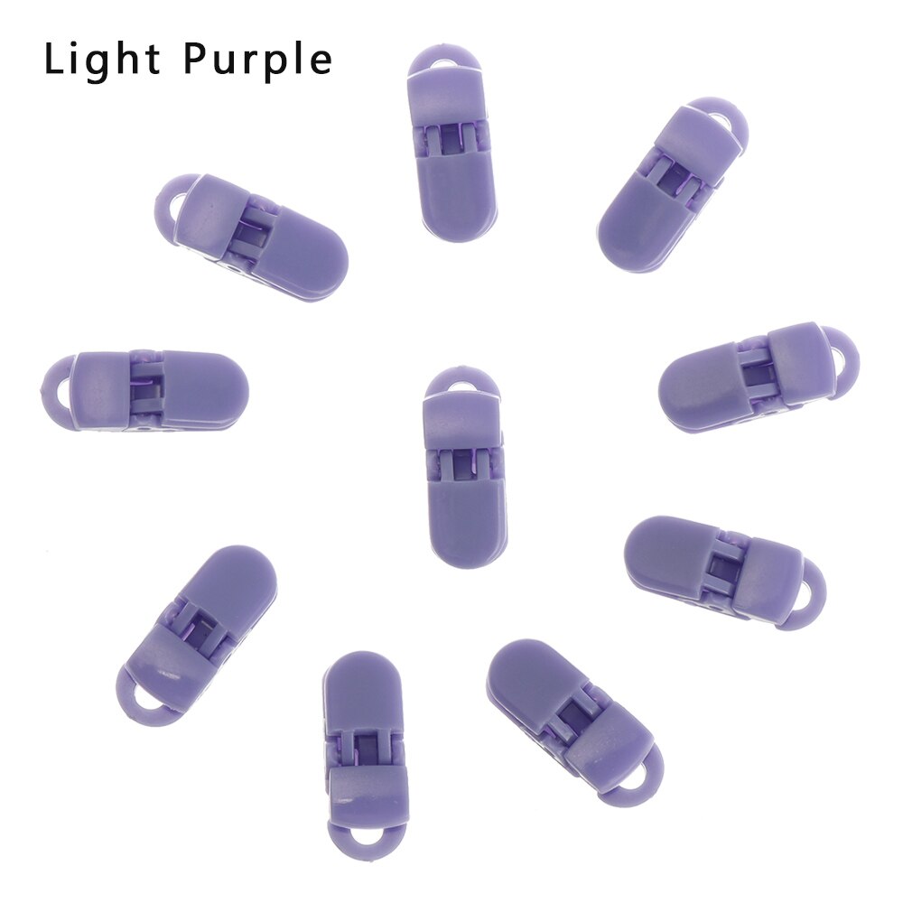 5/10 Uds Durable empresa de plástico Clip cocodrilo Clip de Clips para lona Camping tienda de máscaras para lonas al aire libre campamentos Kit: 10pcs Light Purple