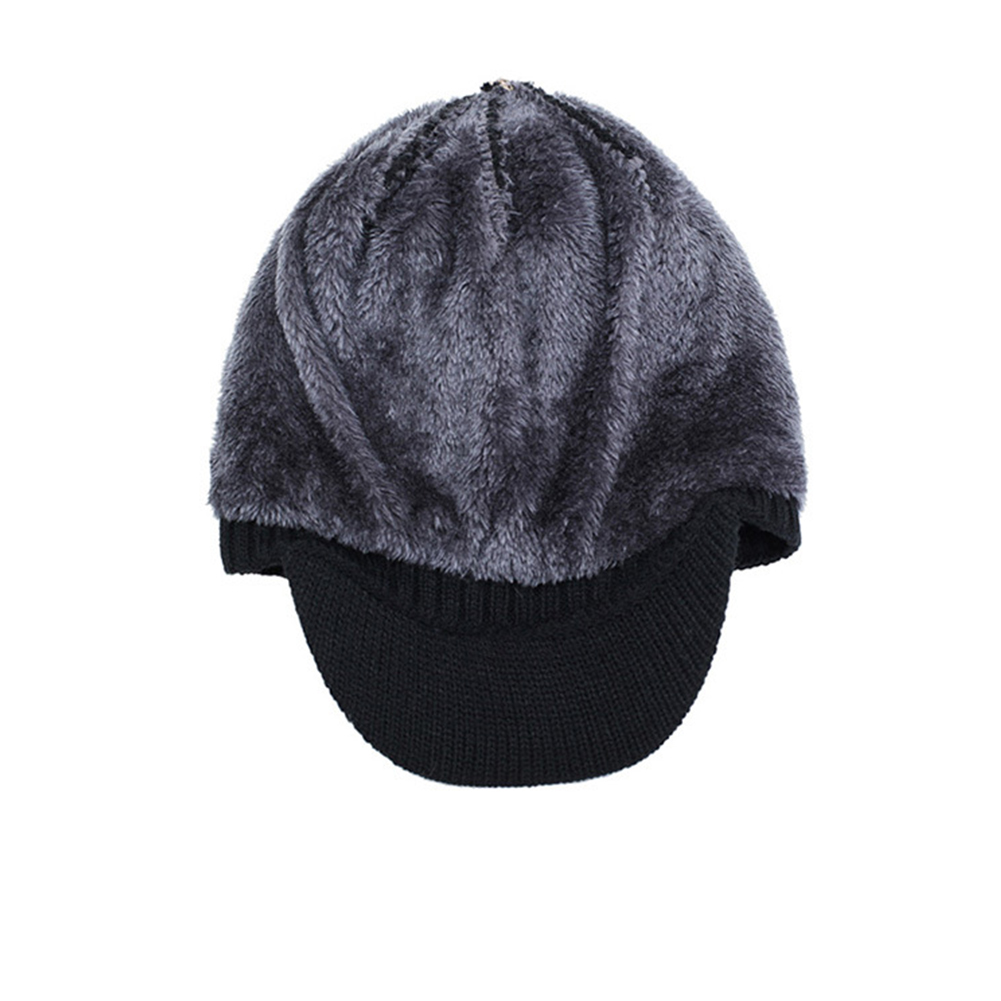 Menn kvinner termisk fleece foret lue lue varm strikket vinter ski lokk strikket hals varme 2 stk