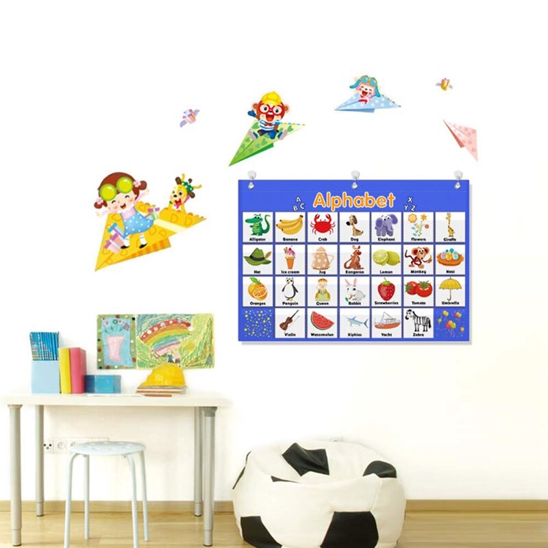 Alphabet Pocket Chart Word Recognition Pocket Chart ABC Alphabet Pocket Chart Kids Educational Tool with Alphabet Card