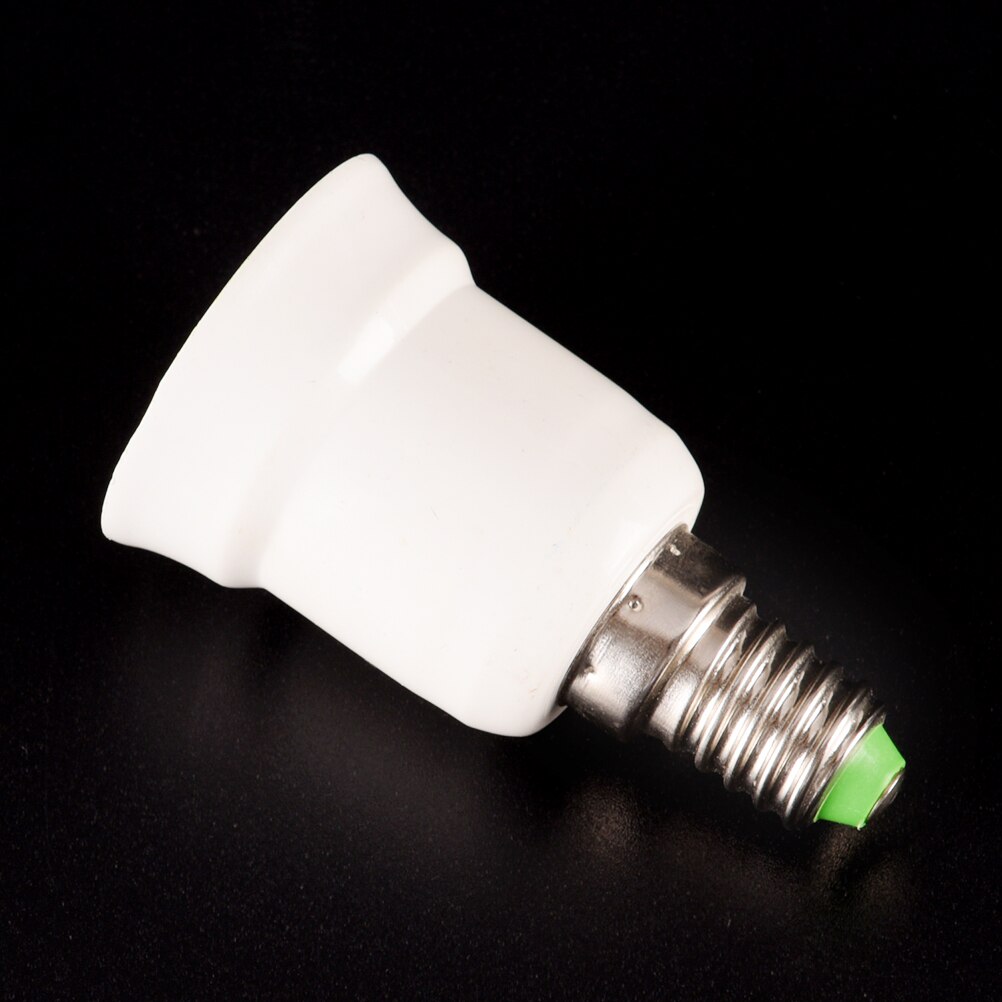 E14 vuelta E27 lámpara portalámparas interruptor lámpara pequeña boca de rosca a gran boca de rosca retardante de llama adaptador de enchufe de la lámpara