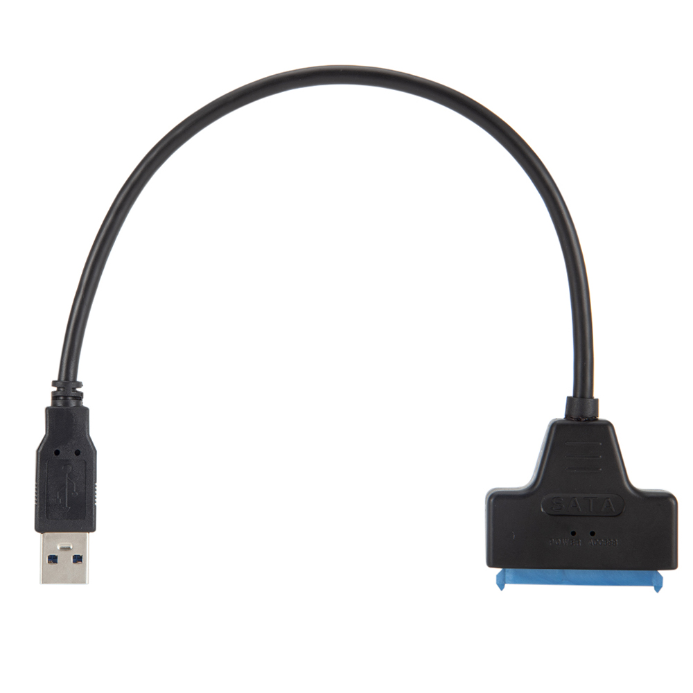 Festplatten-Adapterkabel 2,5 Zoll USB 3.0 Externes leicht Antrieb-Konverterkabel Festplatte HDD/SDD 22-poliges USB 3.0-zu-Sata III-Kabel