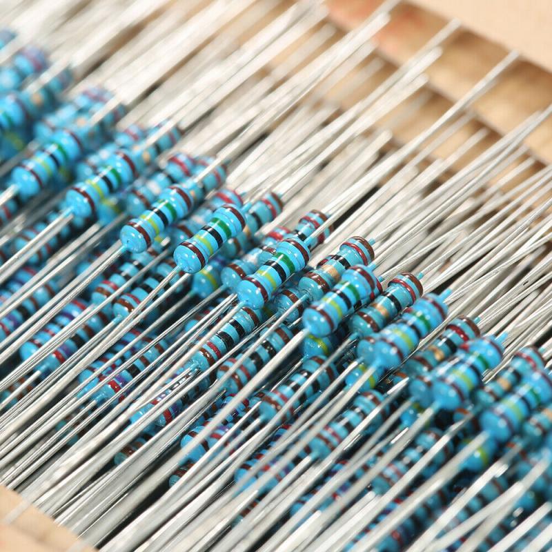 2600 Stks/set 130 Waarden 1/4W 0.25W 1% Metal Weerstanden Diverse Pack Kit Weerstand Lot