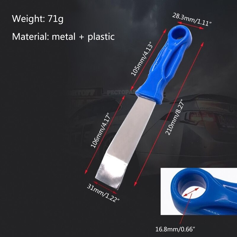 Portable Metal Handle Scraper Wheel Balancer Remover Tire Tool Cutter for Auto Tire Adhesive Removal Tape Tire Repair