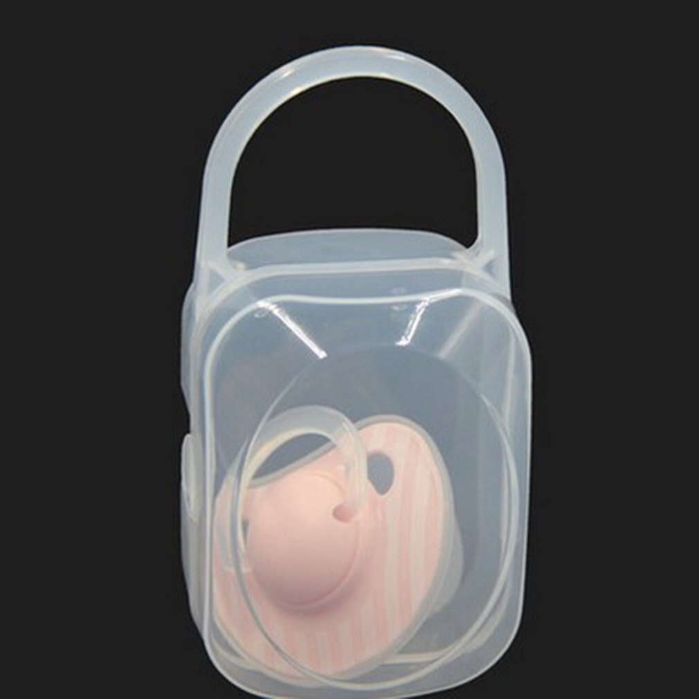 3/5/10 stk baby solid sut kasse sutter beholder holder spædbarn opbevaringsboks rejse opbevaring sag sikker holder sut pp dummy