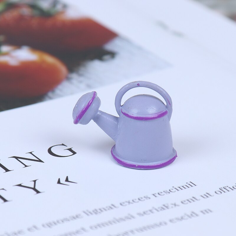 1/12 Dollhouse Miniature Watering Can Handicrafts Model Dollhouse Decoration White Dollhouse Accessories Classic Baby Toys