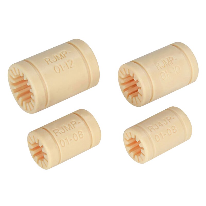 4Pcs RJMP-01 RJ4JP Plastic Linear Bearings Bushing Polymer Bearing Shaft for Mendel 3D Printer DIY Parts