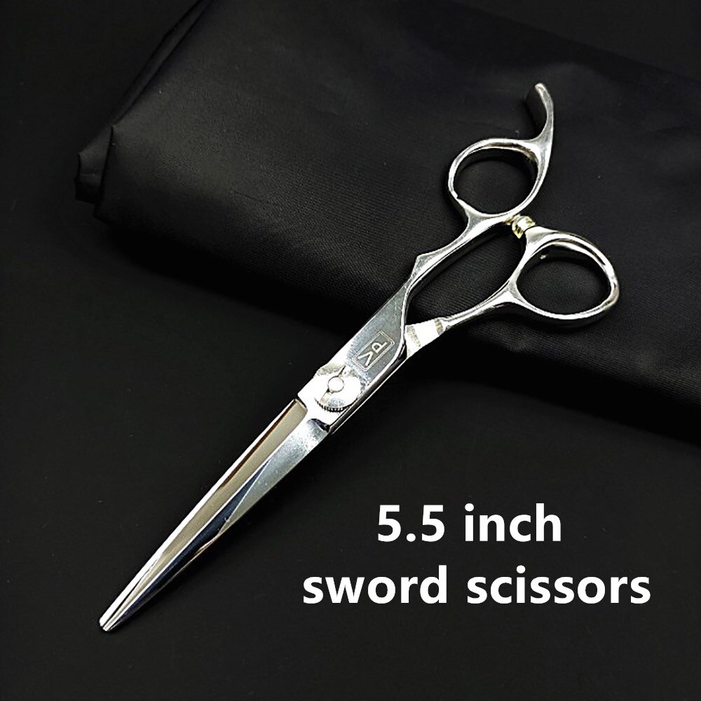 5.5 "/6"/7 "VP Friseur Schere einstellen Friseur Experte Japanischen 440C Friseur Schere Dünner 10-60%: Schwert Typ5.5