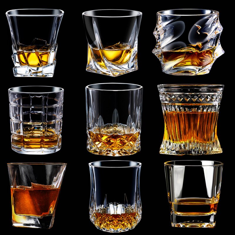 Glass Bar Hotel Home whisky beer glass wine Crystal Wine Glass Wine Set good Multiple styles can be selected
