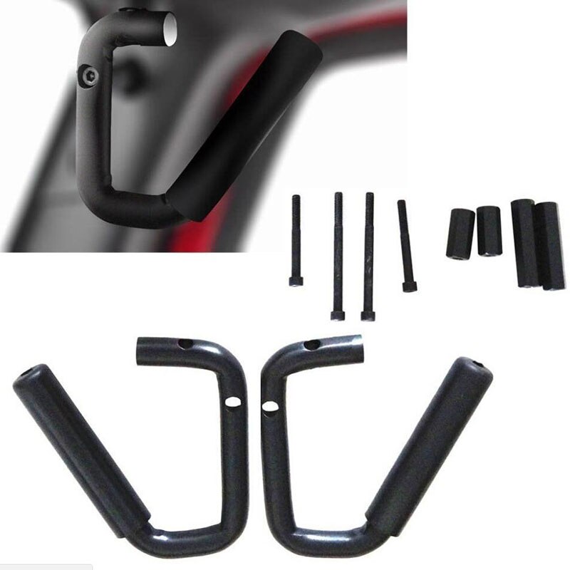 Voor En Achter Grab Bar Stalen Handgrepen Voor 2007 Jeep Wrangler Jk 4 Deur: Rear