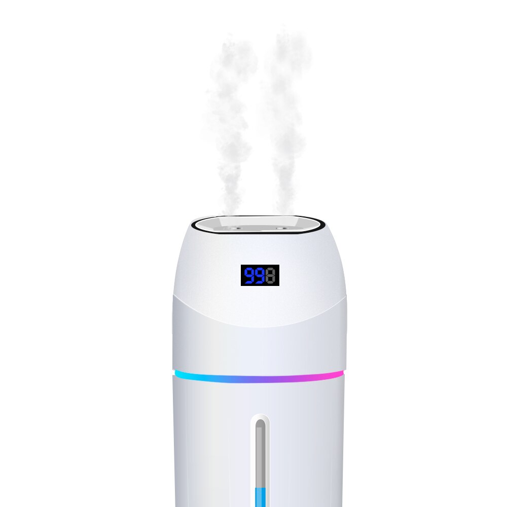 Ultrasonic Portable Wireless Humidifier USB Aroma Diffuser 2000mAh Battery Rechargeable Humidifier with Atmosphere Lamp humidifi