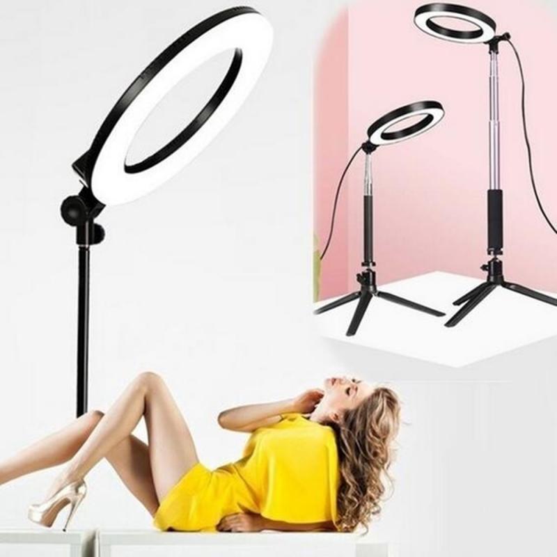 M30 LED Ring Licht Dimmbar 5500K Lampe Fotografie Kamera Foto Studio Telefon Video Ring Lichter Kamera Zubehör