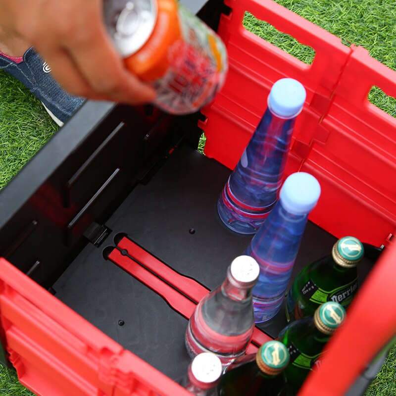 Plastic Back-up Trunk for Automobile Receptacle Truck Multi-functional Folding Storage Truck To Tidy Up Interior Articles