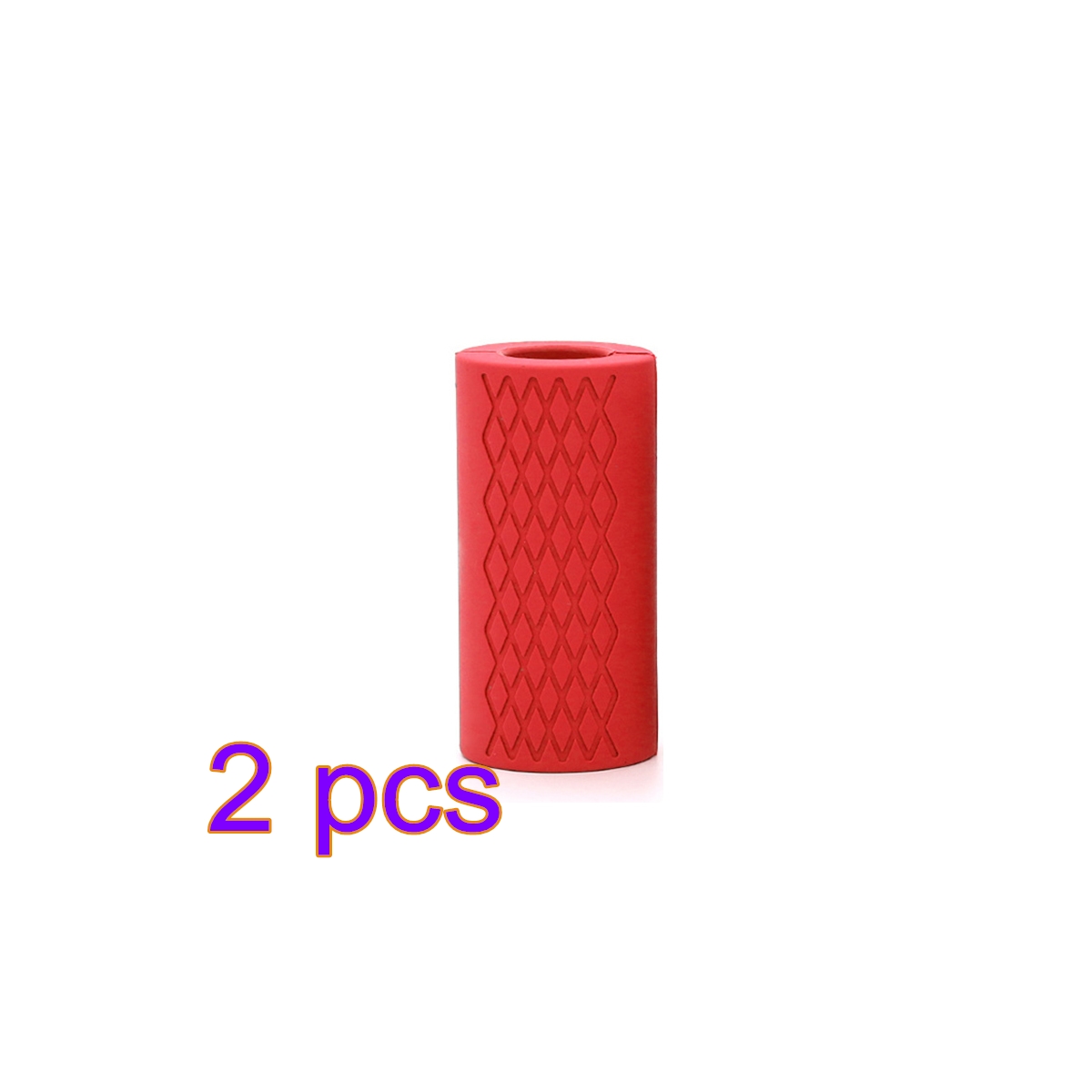 Dumbbell Silicone Handle Fitness Practical weightlifting Thick Fat Handle Pull Up Protective Support Silicone Dumbbell Thick Bar: Mixed Color