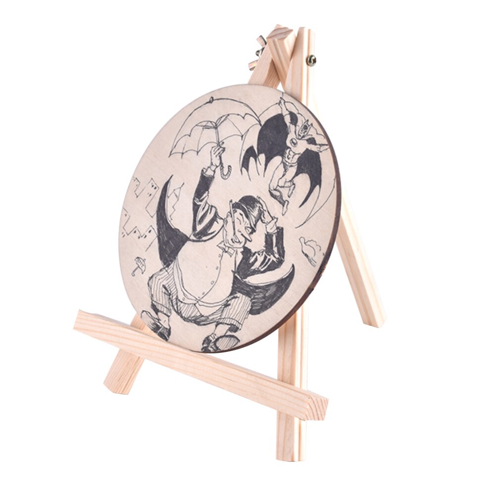 2 Stck Mini Künstler Holz Staffelei Holz Hochzeit Tisch Karte Stand Anzeige Halfter Für Party Dekoration 24cm 1PJ00585-2 Triange staffelei