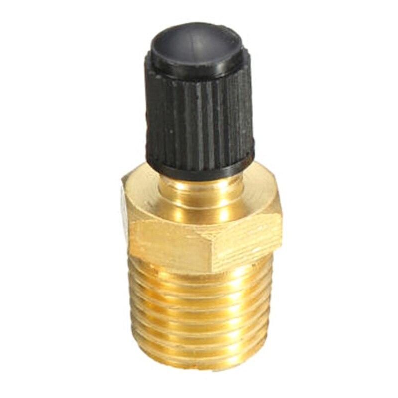 Alide 2 Stuks 1/4 NPT Messing Luchtventiel – Voor Autobanden, Compressoren En Tanks