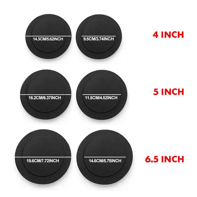 4 Stuks 4/5/6.5 Inch Auto Luidspreker Geluidsisolatie Ring Katoen Bass Portierbekleding Geluiddichte Auto interieur Accessoires Schuim Universele