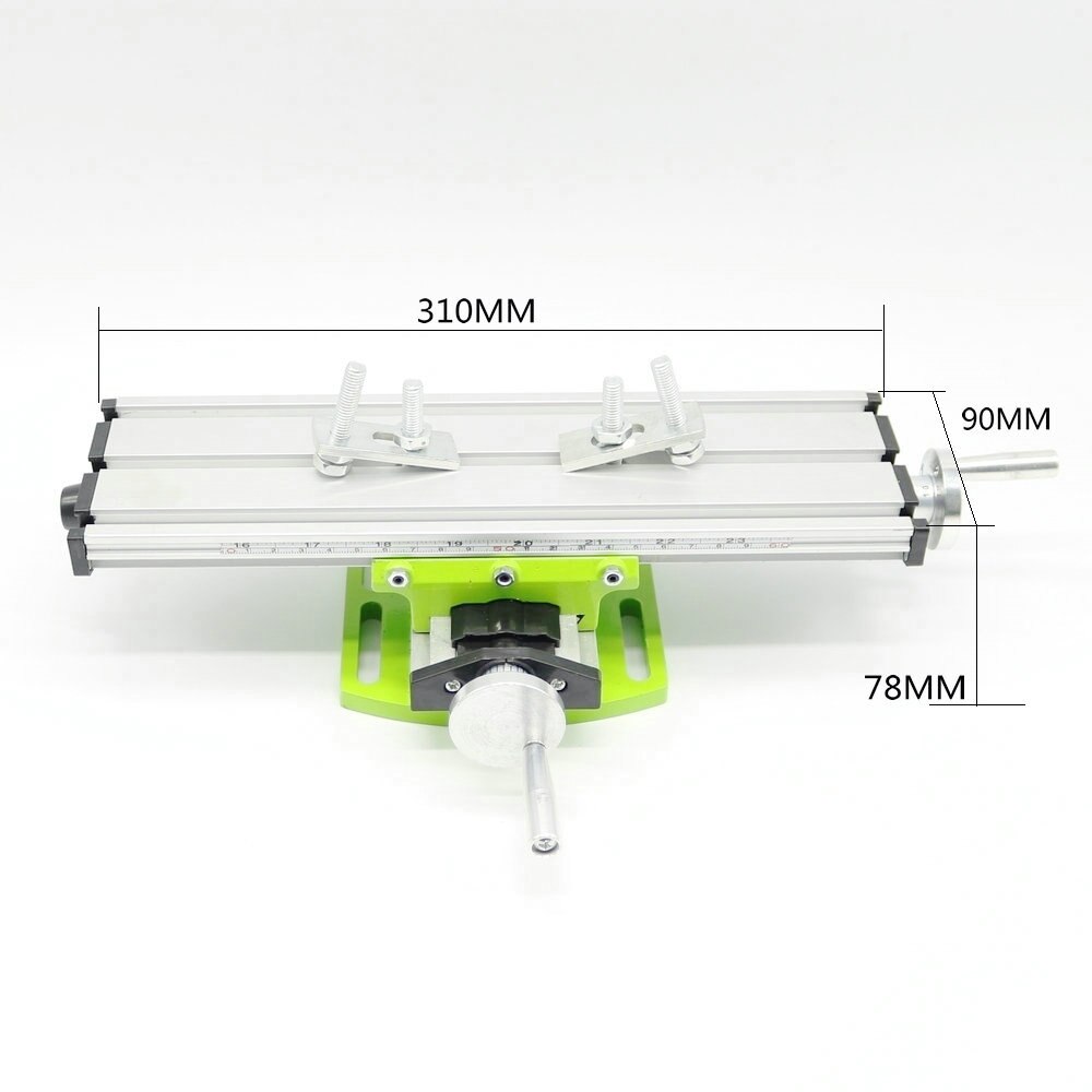 Miniature precision multifunction Milling Machine Bench drill Vise Fixture worktable X Y-axis adjustment Coordinate table