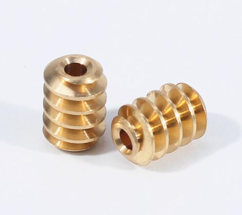 AZGIANT metal module 0.5 M0.5*8 worm gear universal gear car motor metal gear for FC280 motor copper iron: 2pcs