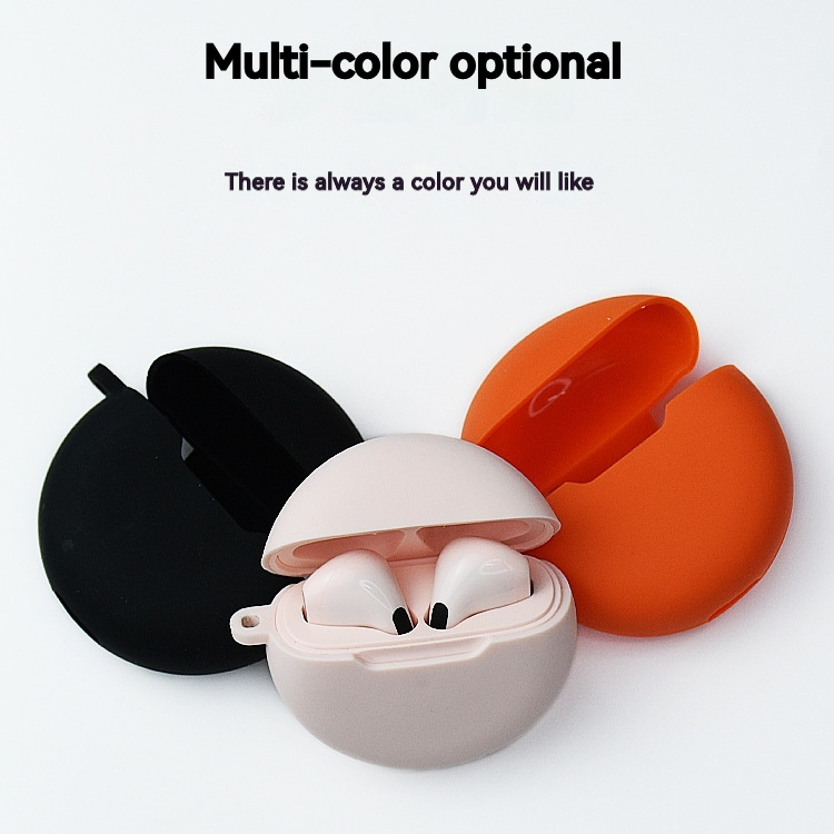 Funda para auriculares PRO 6, llavero de silicona, accesorios protectores anticaída, auriculares inalámbricos Pro 6, auriculares Bluetooth