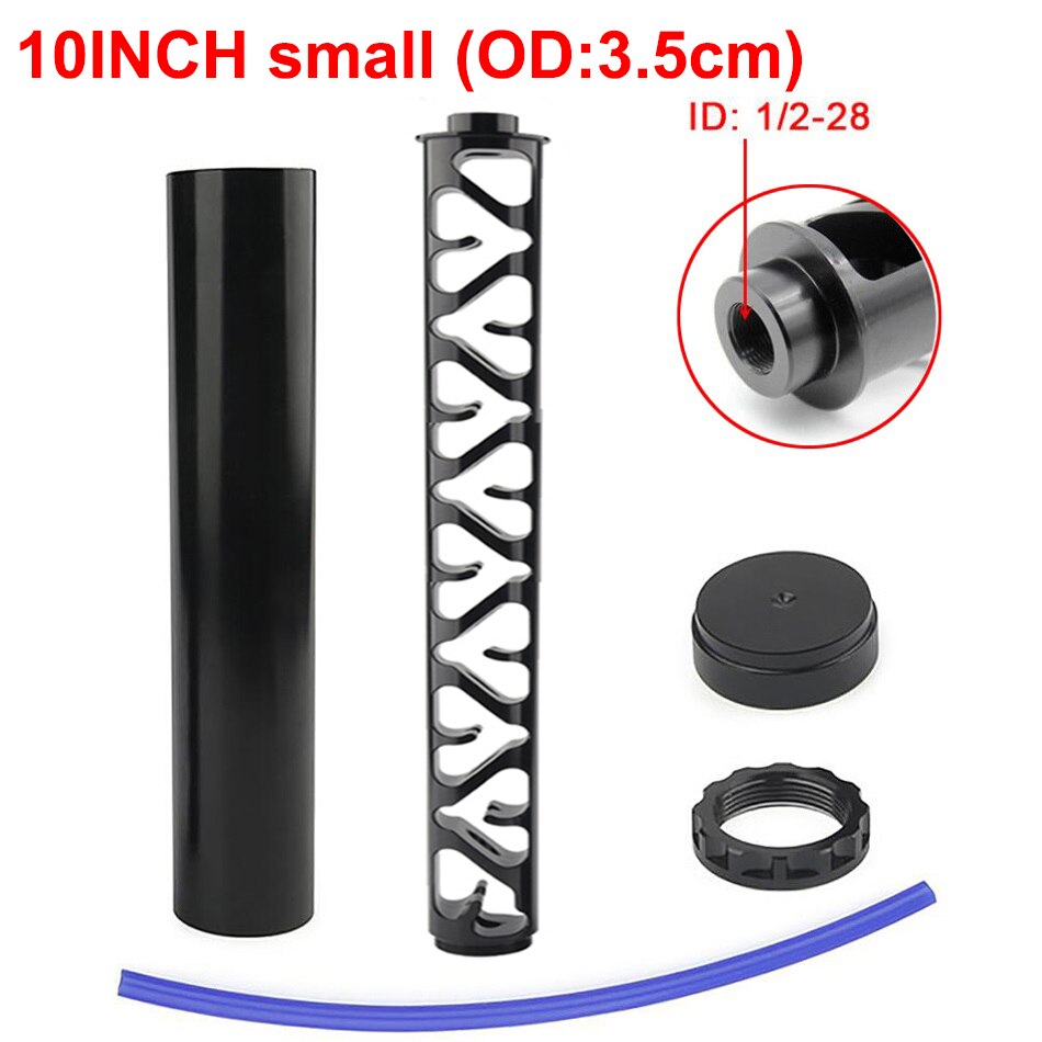 Aluminum Trap 1/2-28 5/8-24 6inch 10inch Single Core Fuel Filter Fuel Trap Solvent Trap for NAPA 4003 WIX 24003 Car Motorbike: 10BLK1228-3.5cm