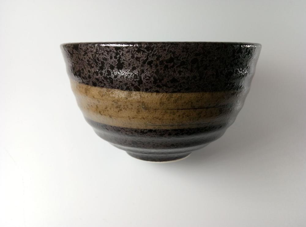 Goede Japanse matcha kom, keramische matcha thee set, 300 ml exprot pioen bloem kom: I