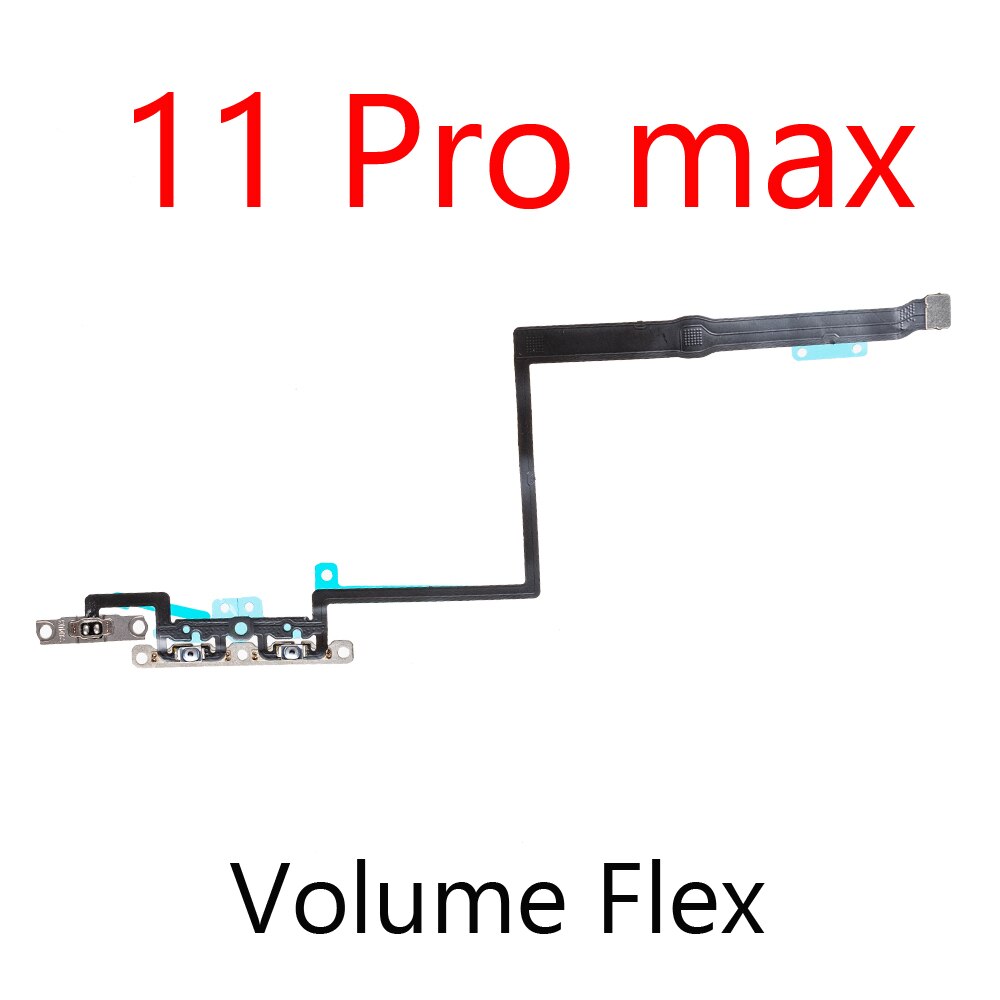 na wyłączony przycisk boczny zasilania przewód kabel z lampą błyskową dla iPhone 11 11 zawodowiec 11 zawodowiec max części zamienne: 11 Pro max volume